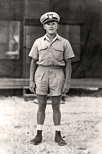 Ltjg Charles Sopko, Gardner Island, 1944-1945